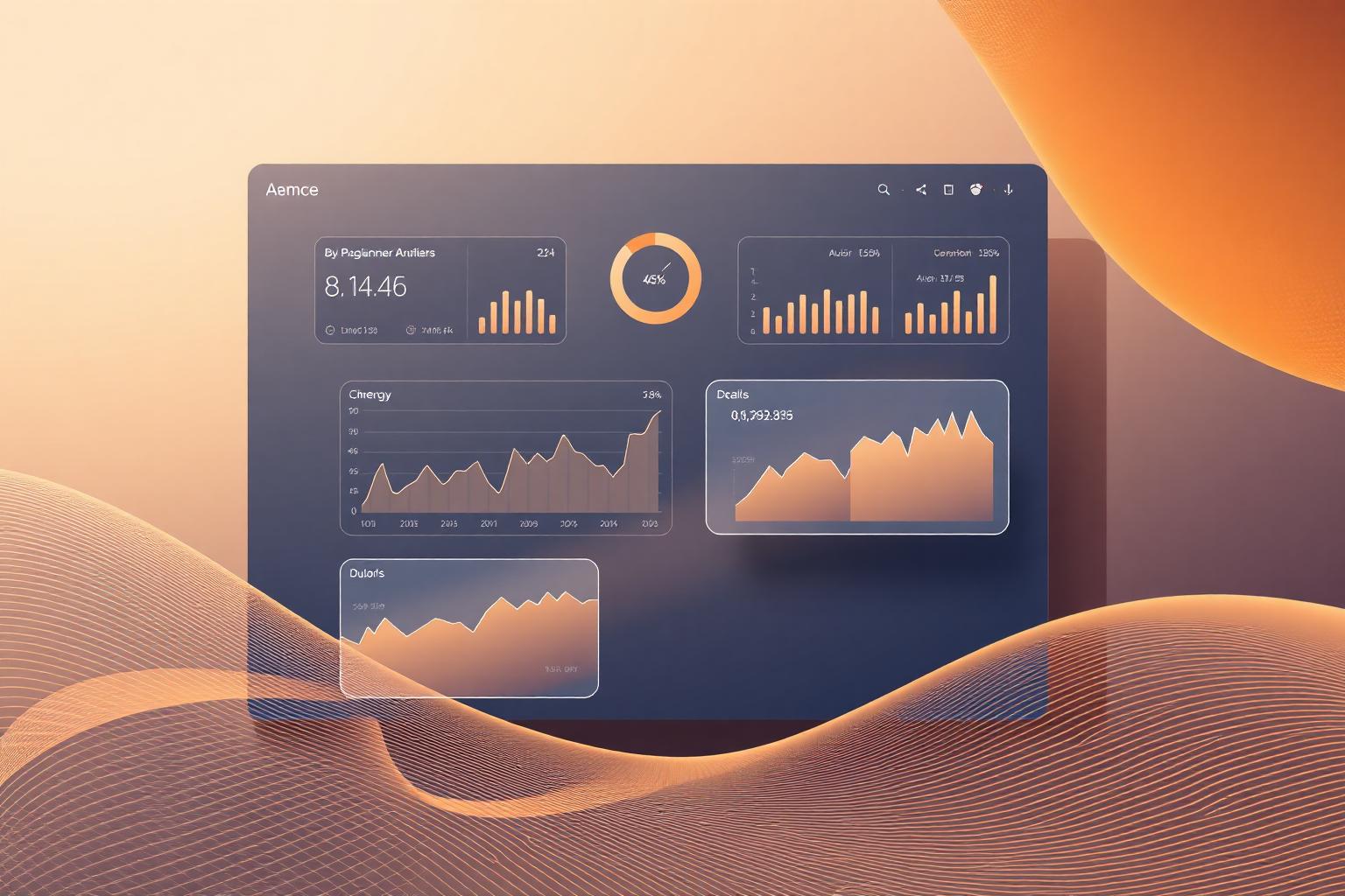 BizDash financial overview dashboard